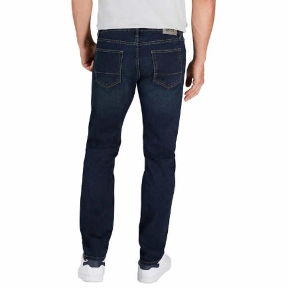 IZOD 40x32 Men’s Comfort Stretch Straight Fit Dark Blue Jean - Picture 2 of 10